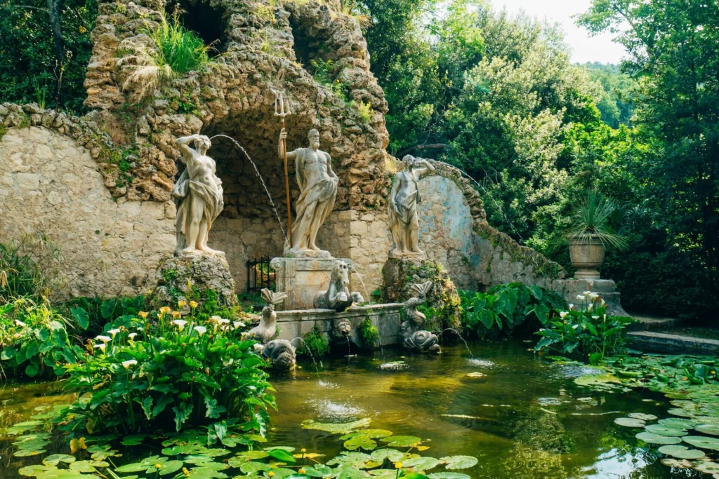 fountain neptune trsteno arboret 1024x683